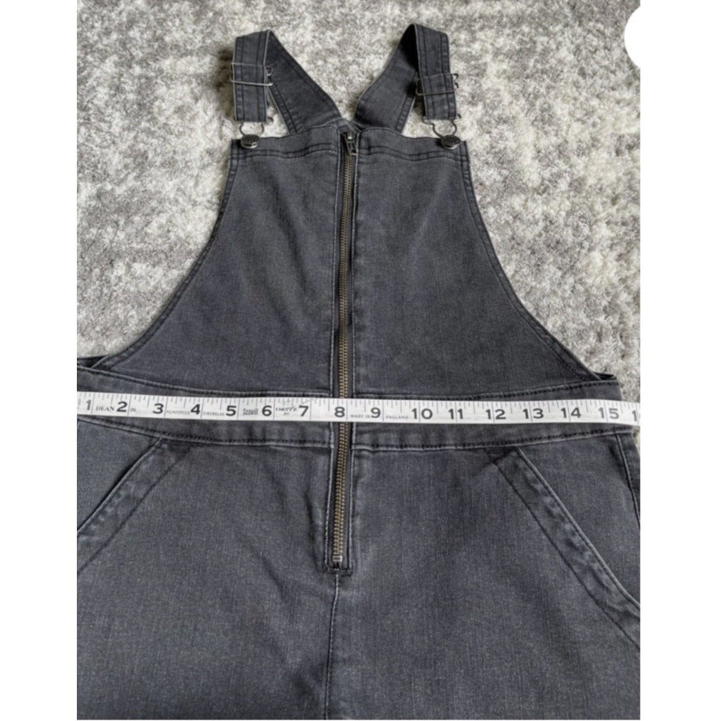Girls Art Class Girlfriend Black Denim Overall Jeans Size Large (10/12)