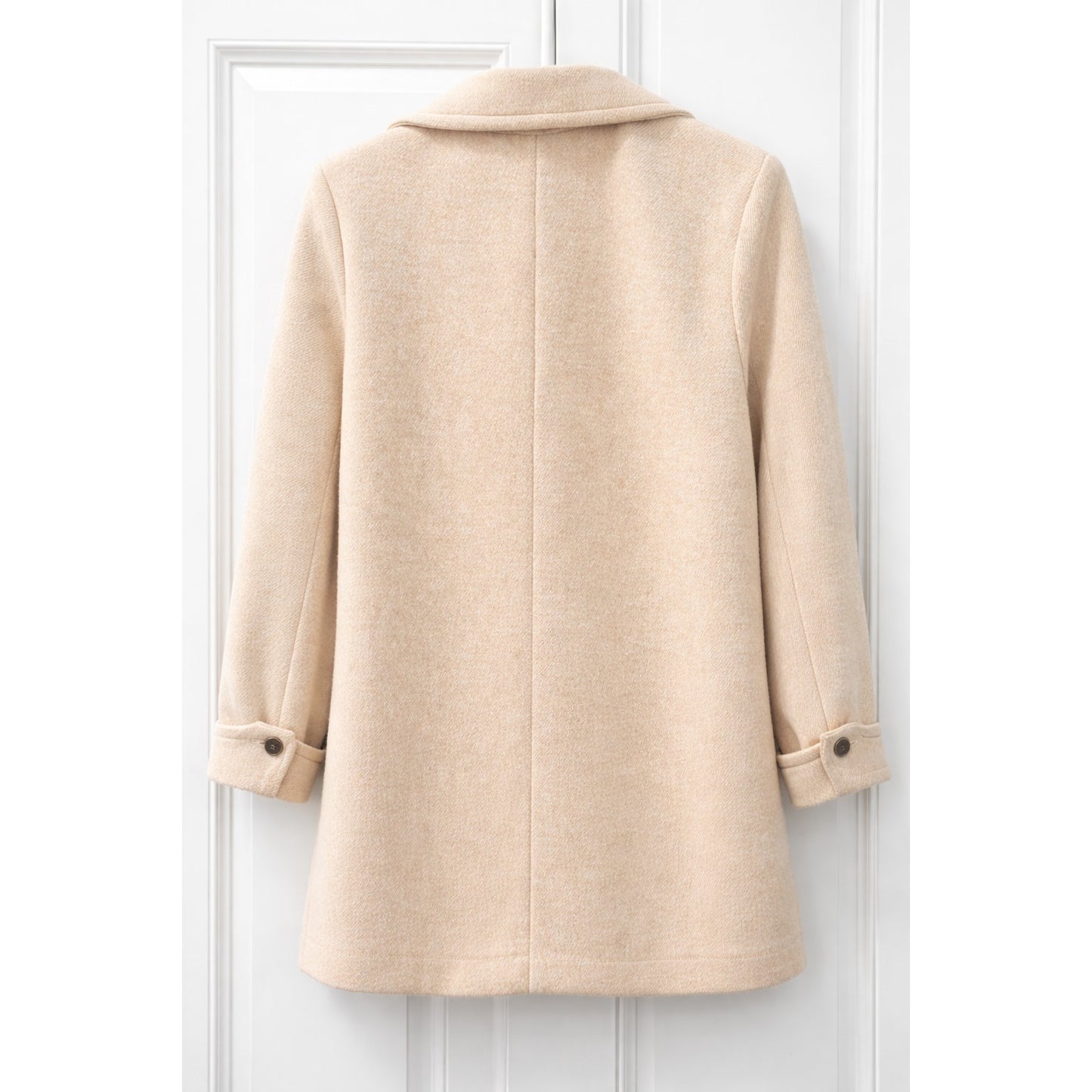 LC Lauren Conrad Beige Herringbone Coat Jacket Size XL