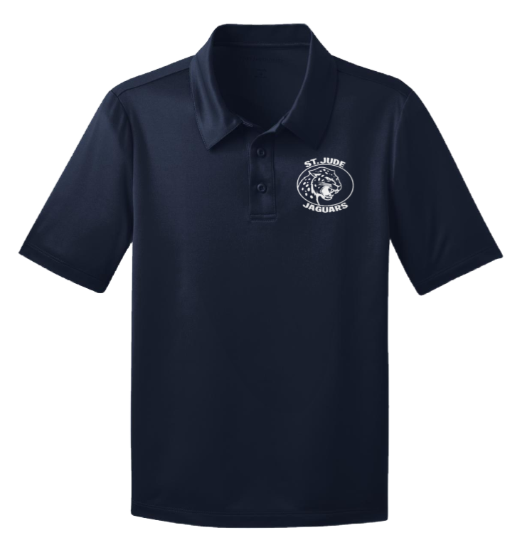 St Jude Jaguars EMBROIDERED Port Authority ® Youth Silk Touch™ Polo