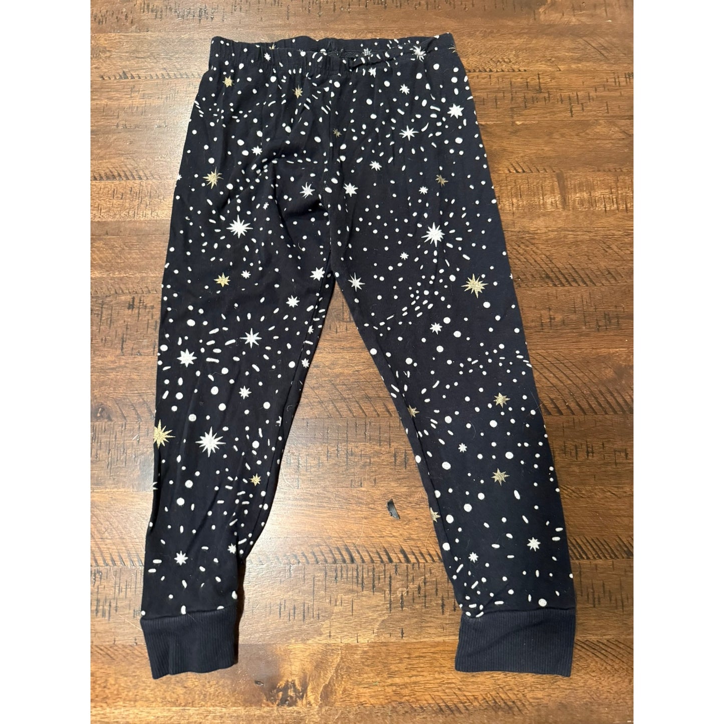 SOMA Kids Black 2 piece Pajama Set Size 8 Starry Night