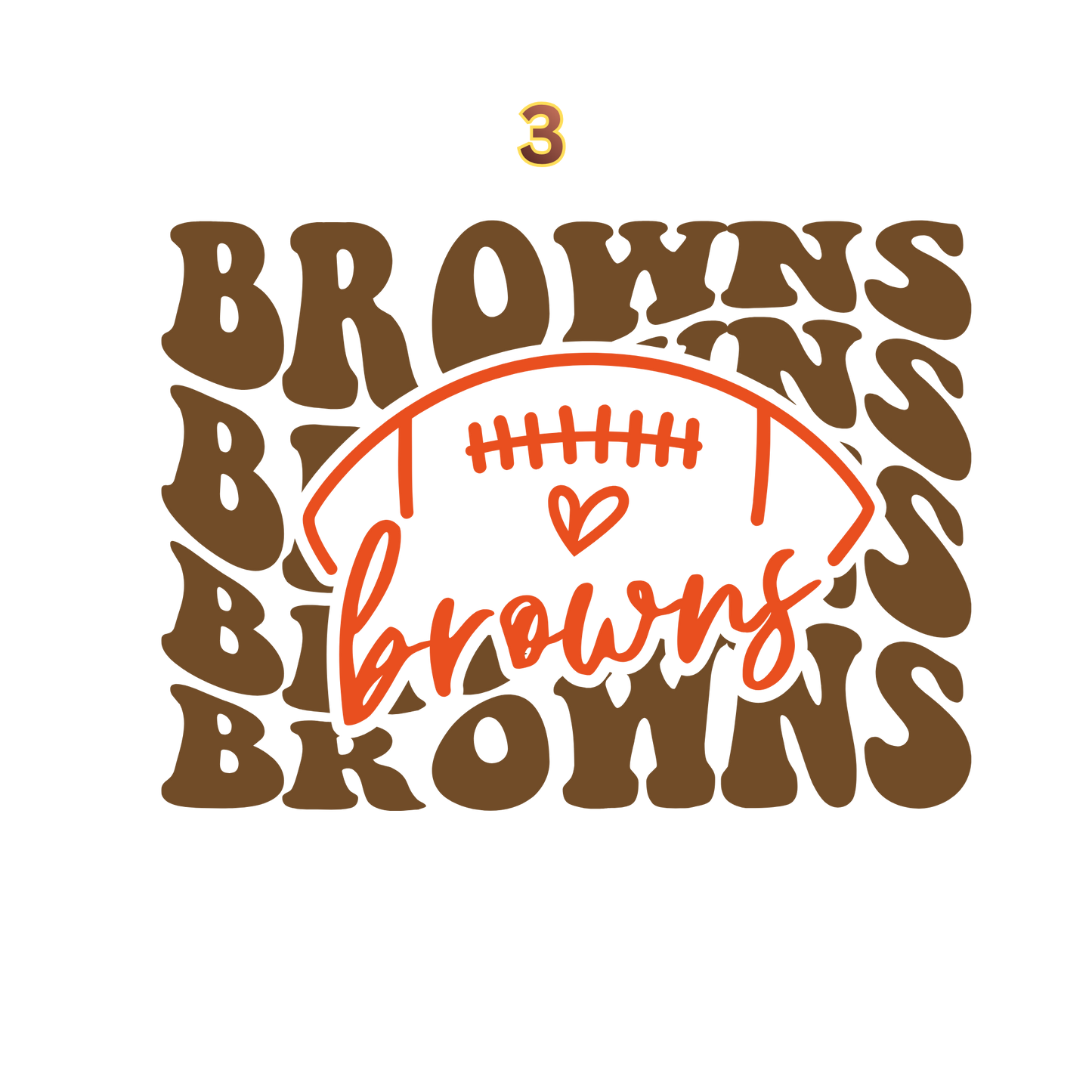 CLEVELAND BROWNS SPIRIT GEAR for the whole family!