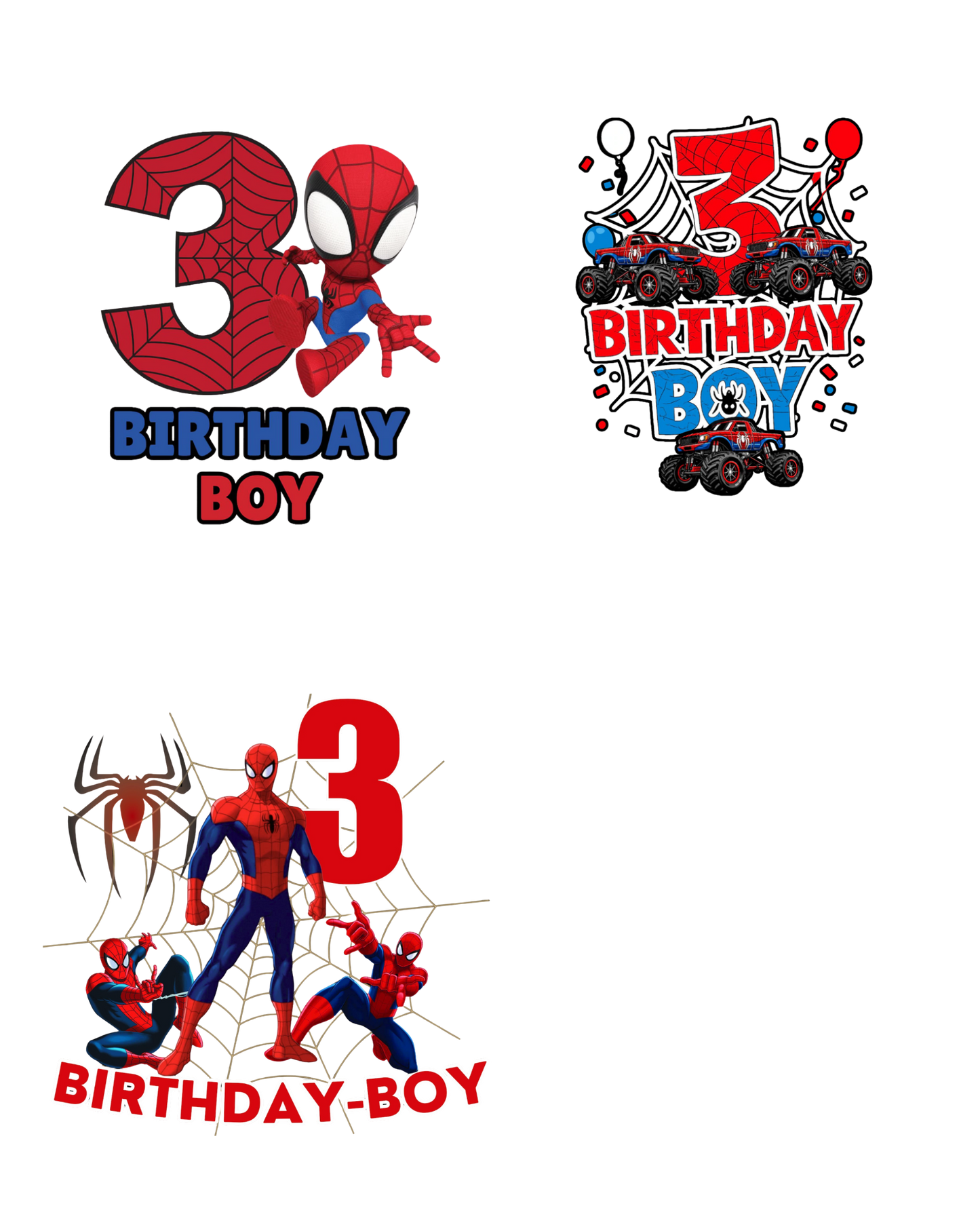Spiderman Birthday Celebration Shirt "Custom Age"