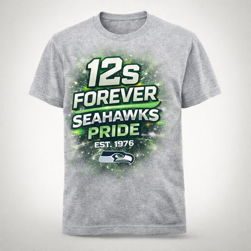12s Forever – Seattle Seahawks Pride Game Day T-Shirt