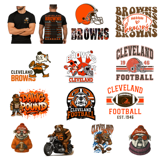 CLEVELAND BROWNS SPIRIT GEAR for the whole family!