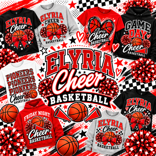 Elyria Pioneers CHEER (BASKETBALL) Spirit Wear