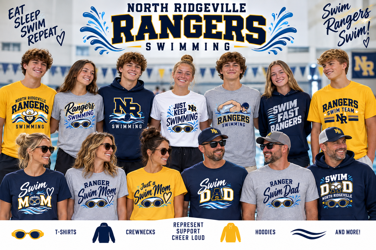 North Ridgeville RANGERS SWIM TEAM Spirit Apparel