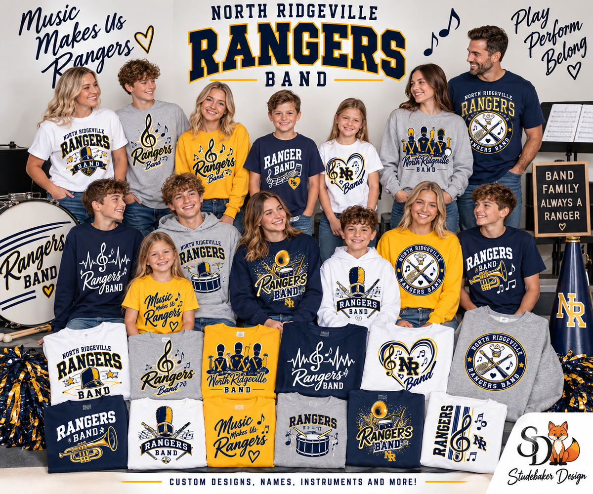 North Ridgeville RANGERS BAND Spirit Apparel