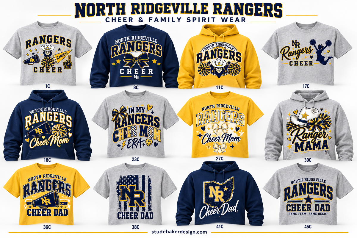 North Ridgeville RANGERS CHEERLEADING Spirit Apparel