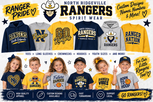 North Ridgeville Rangers General Spirit Wear