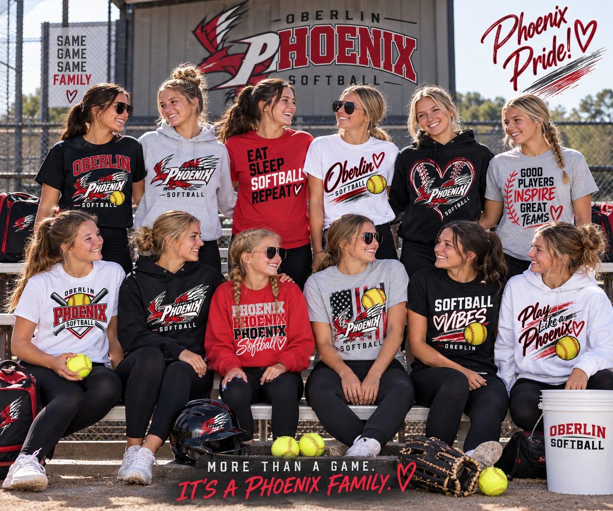 Oberlin Phoenix SOFTBALL Spirit Wear