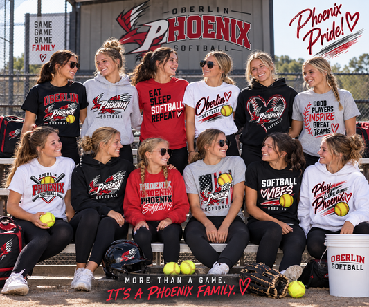 Oberlin Phoenix SOFTBALL Spirit Wear