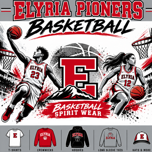 Elyria Pioneers BASKETBALL Spirit Gear