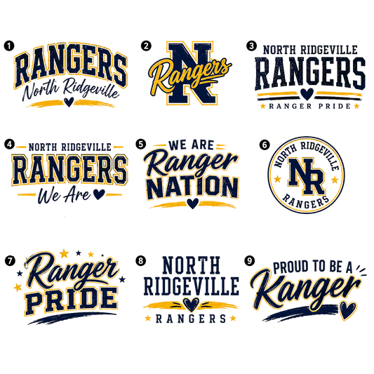North Ridgeville RANGERS School Spirit Apparel