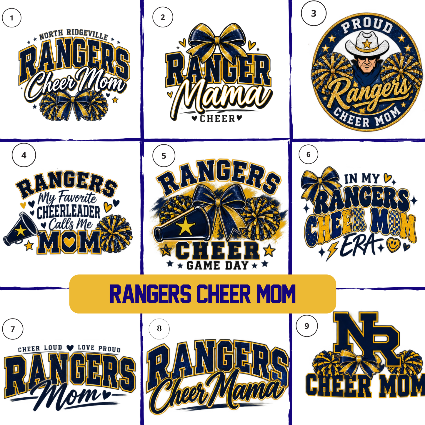 North Ridgeville RANGERS CHEERLEADING Spirit Apparel