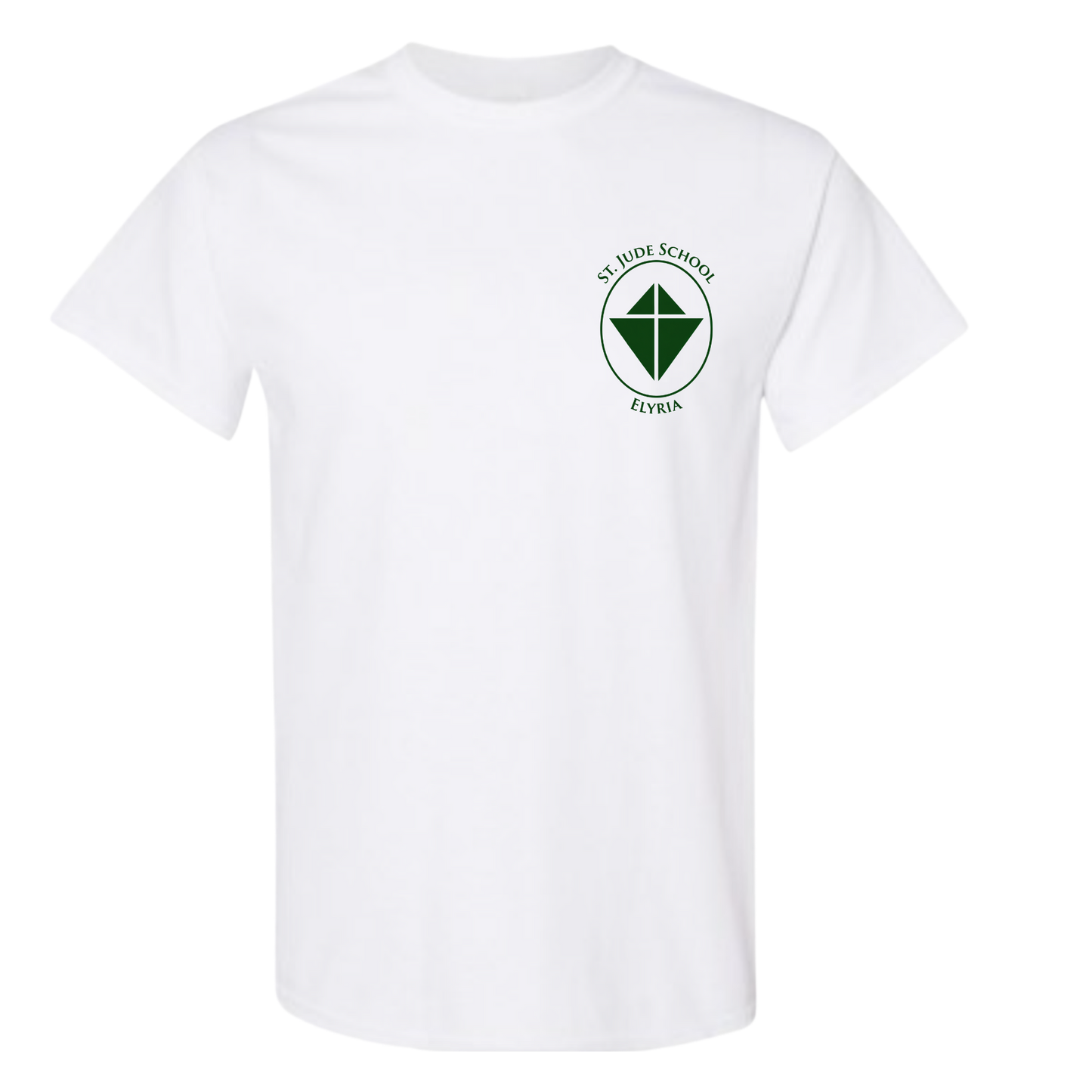 St. Jude School Elyria Left Chest Kite Logo T-Shirt & Crewneck Sweatshirt