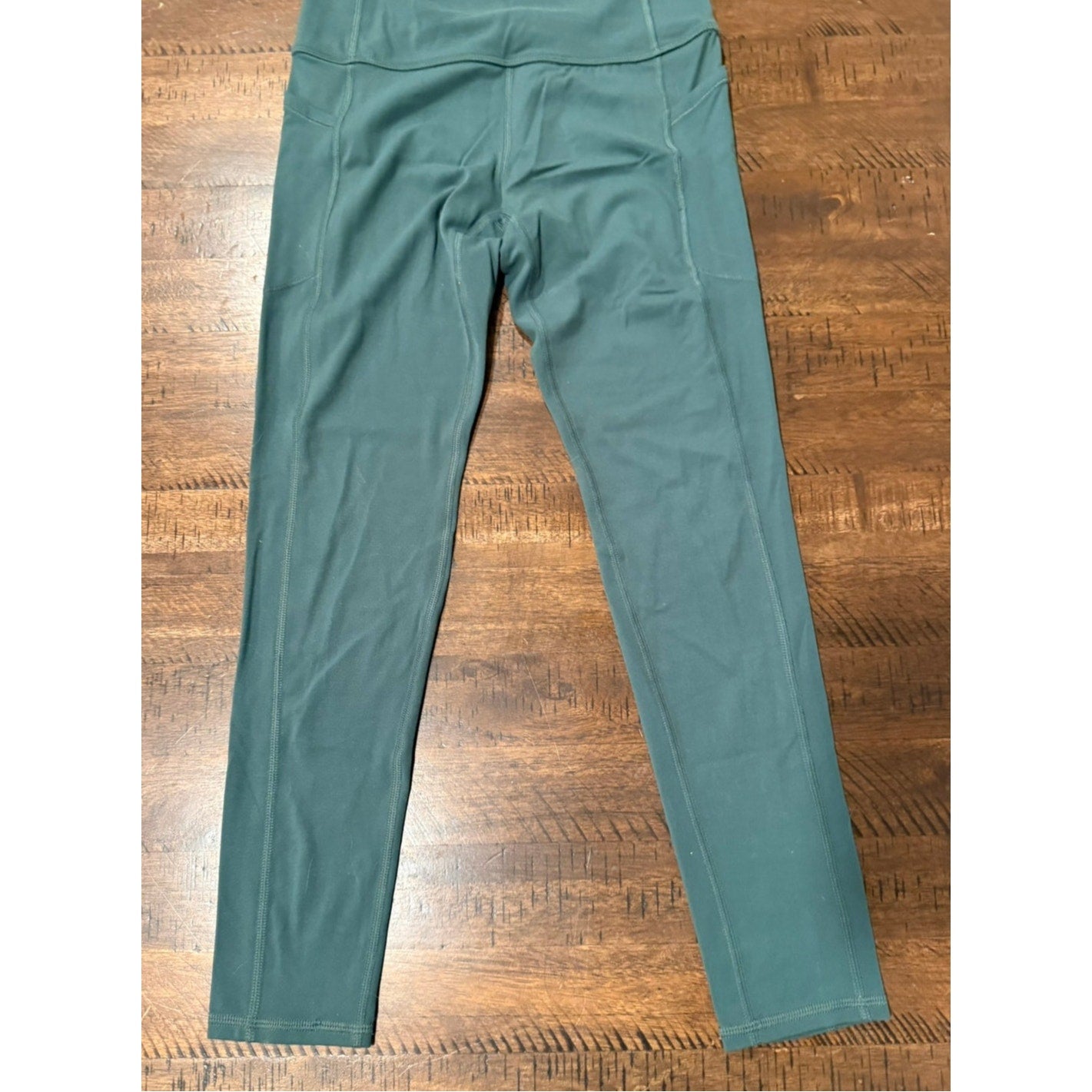 Girls All in Motion Everyday Soft High Rise Full Length Leggings Dark Green Size XL (14)