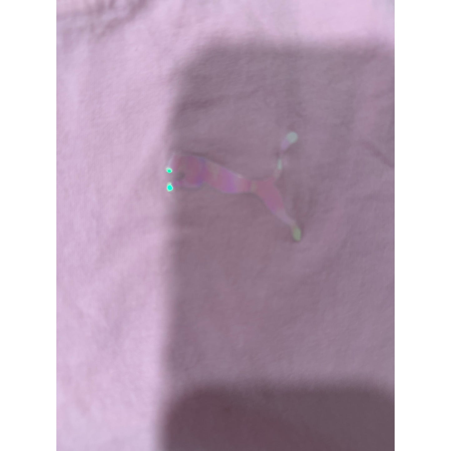 PUMA Girls Short Sleeve Logo Cotton Graphic T-Shirt Size Large 12-14