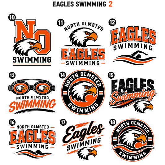 North Olmsted EAGLES SWIMMING Spirit Apparel