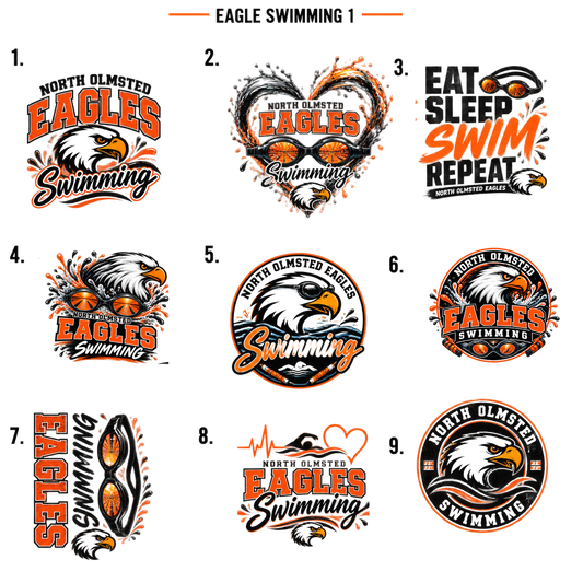 North Olmsted EAGLES SWIMMING Spirit Apparel
