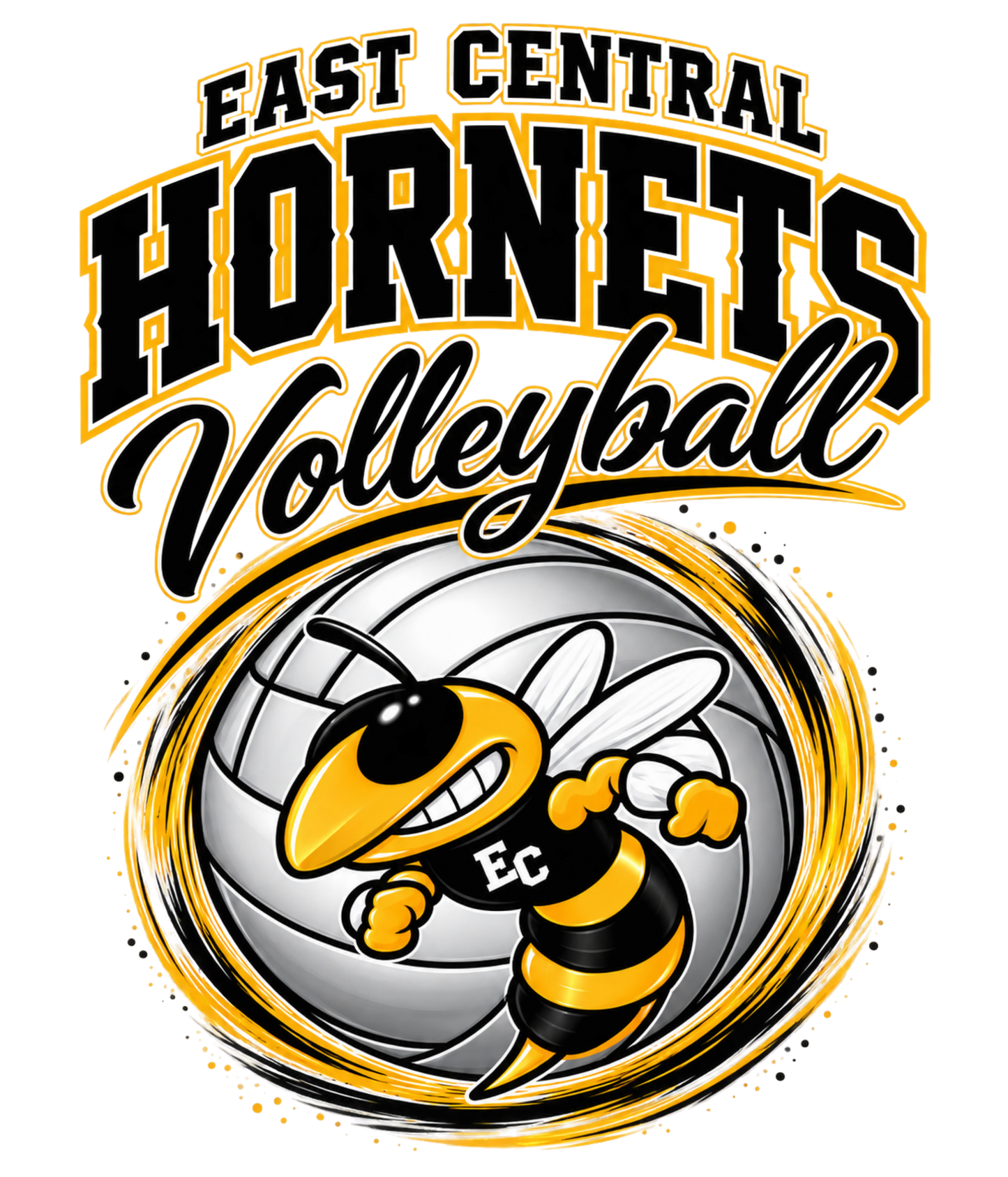 East Central Hornets Volleyball 2026–2027 Team Shirt