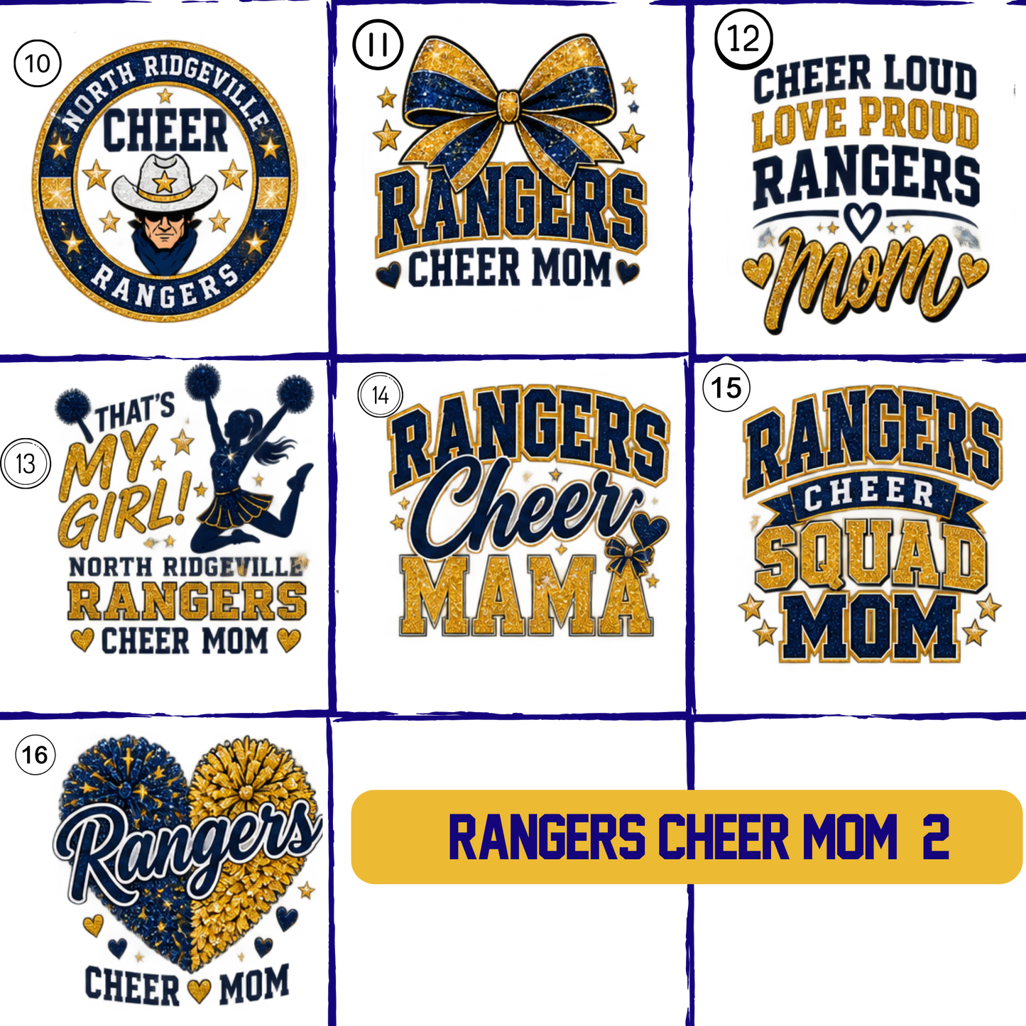 North Ridgeville RANGERS CHEERLEADING Spirit Apparel