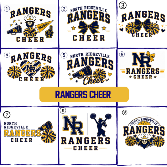 North Ridgeville RANGERS CHEERLEADING Spirit Apparel