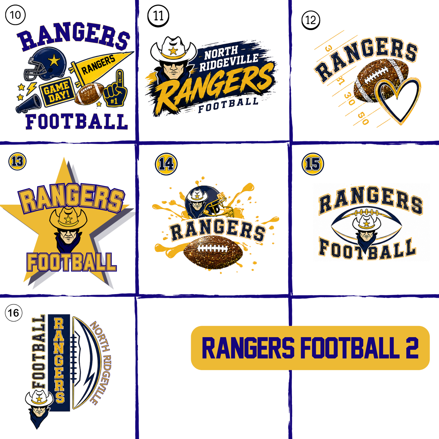 North Ridgeville RANGERS FOOTBALL Apparel