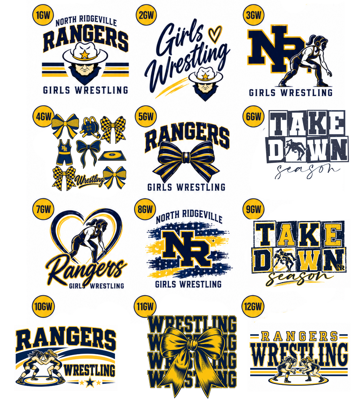 North Ridgeville RANGERS WRESTLING Spirit Apparel