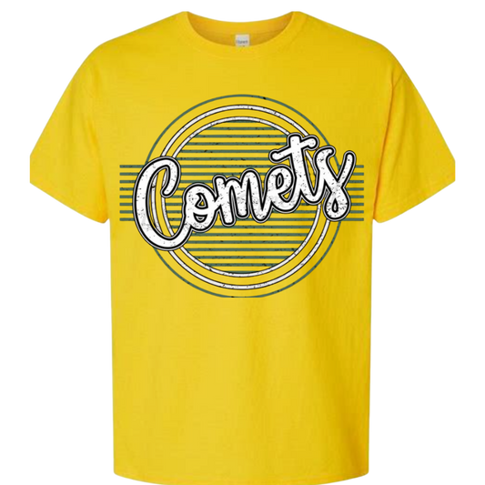 Comets Script Amherst Comets – Studebaker Design & Embroidery